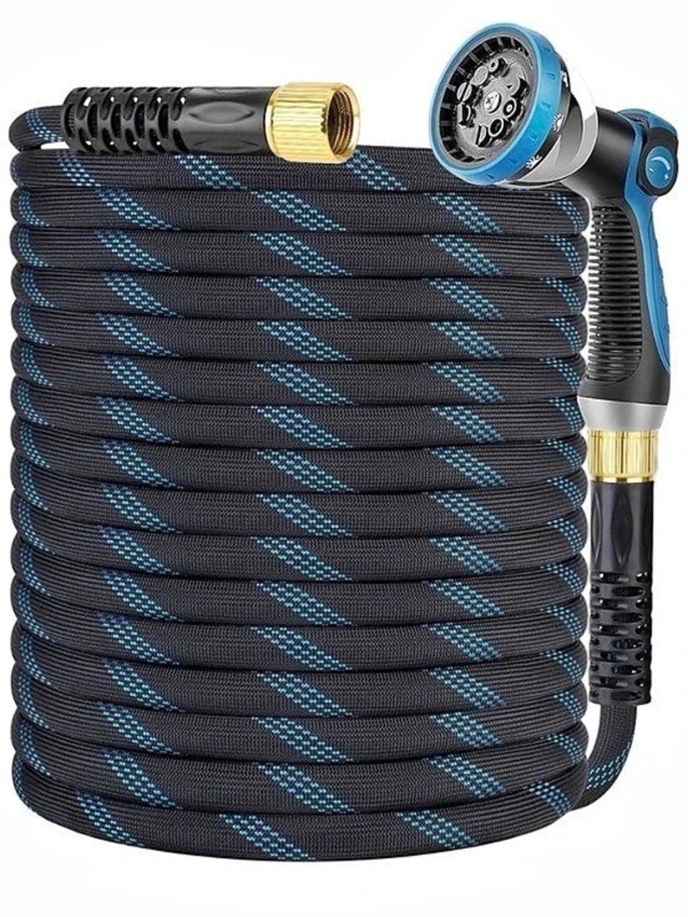KETTOYA Non-Expanding Hose Black & Blue